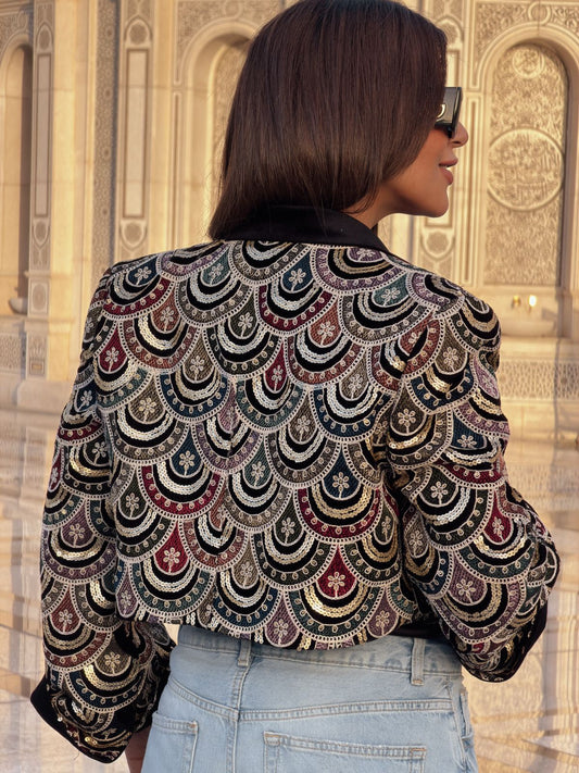 Indian cropped jacket