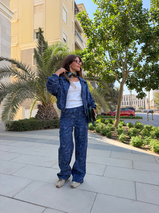 Paisley Denim Set