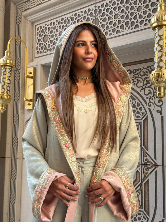 Double face dreamy kaftan (mintX pink)