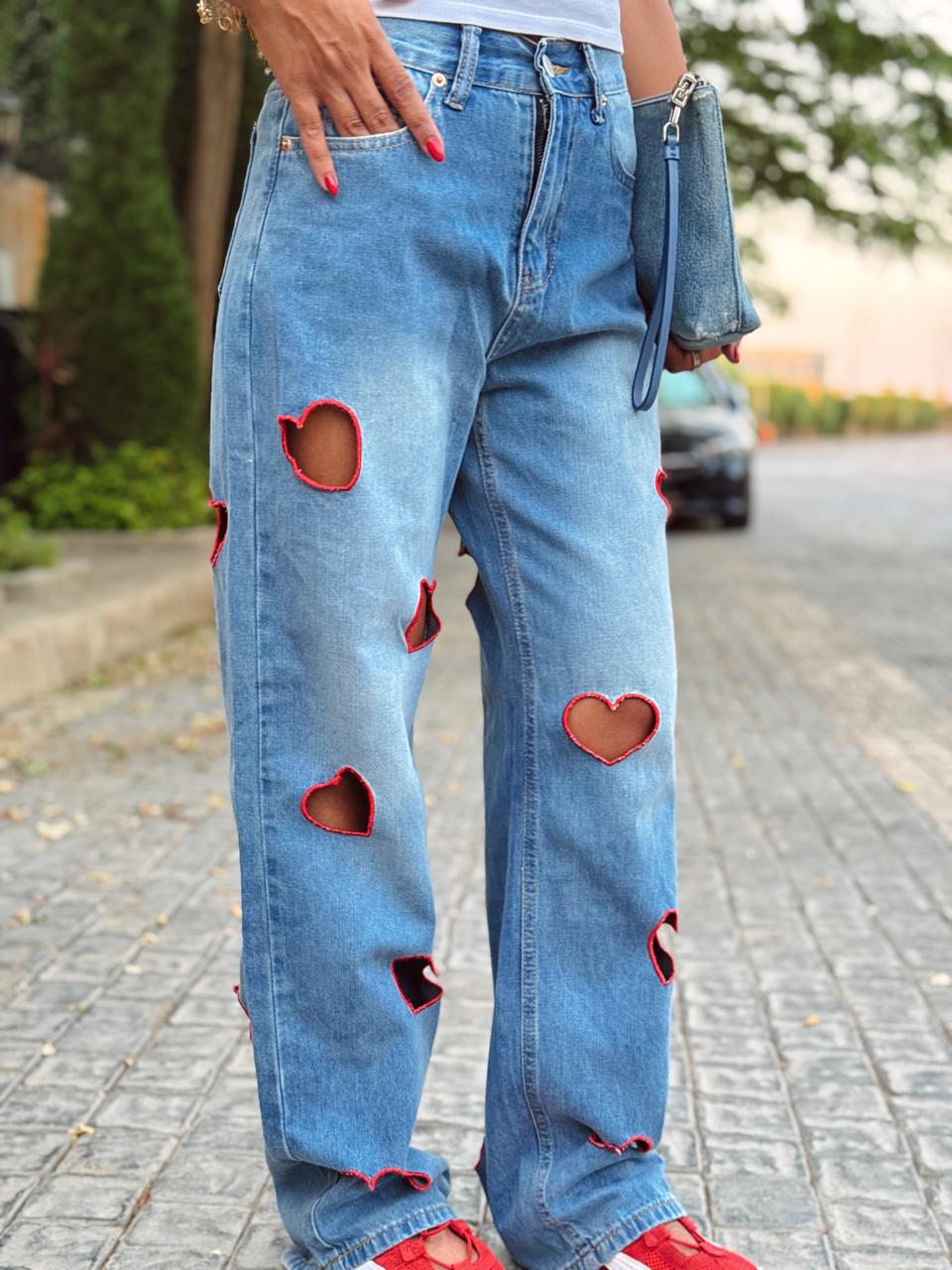Red heart denim NG310