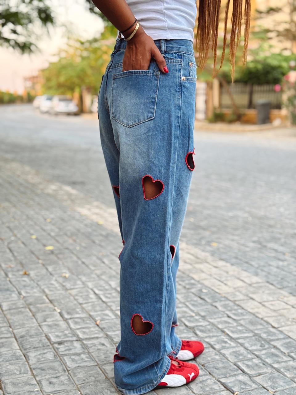Red heart denim NG310