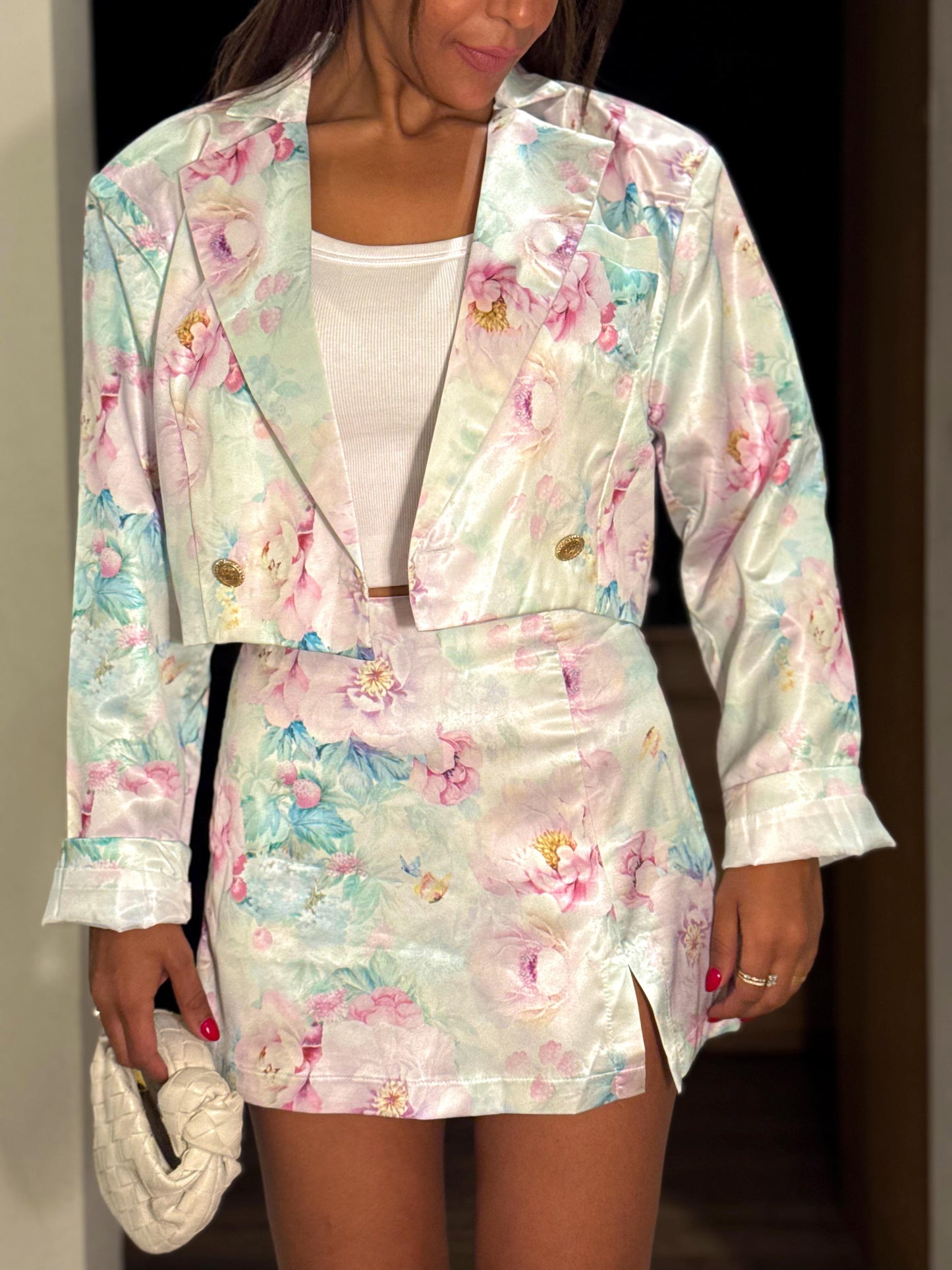 Satin flower set NG309