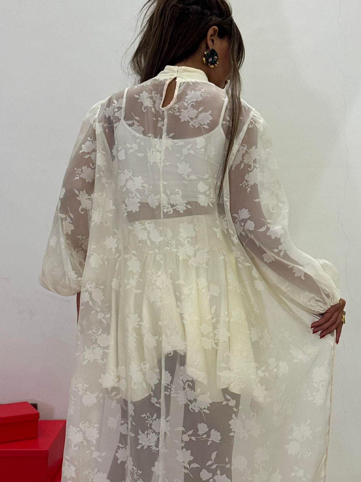 Offwhite organza blouse NG511/OW