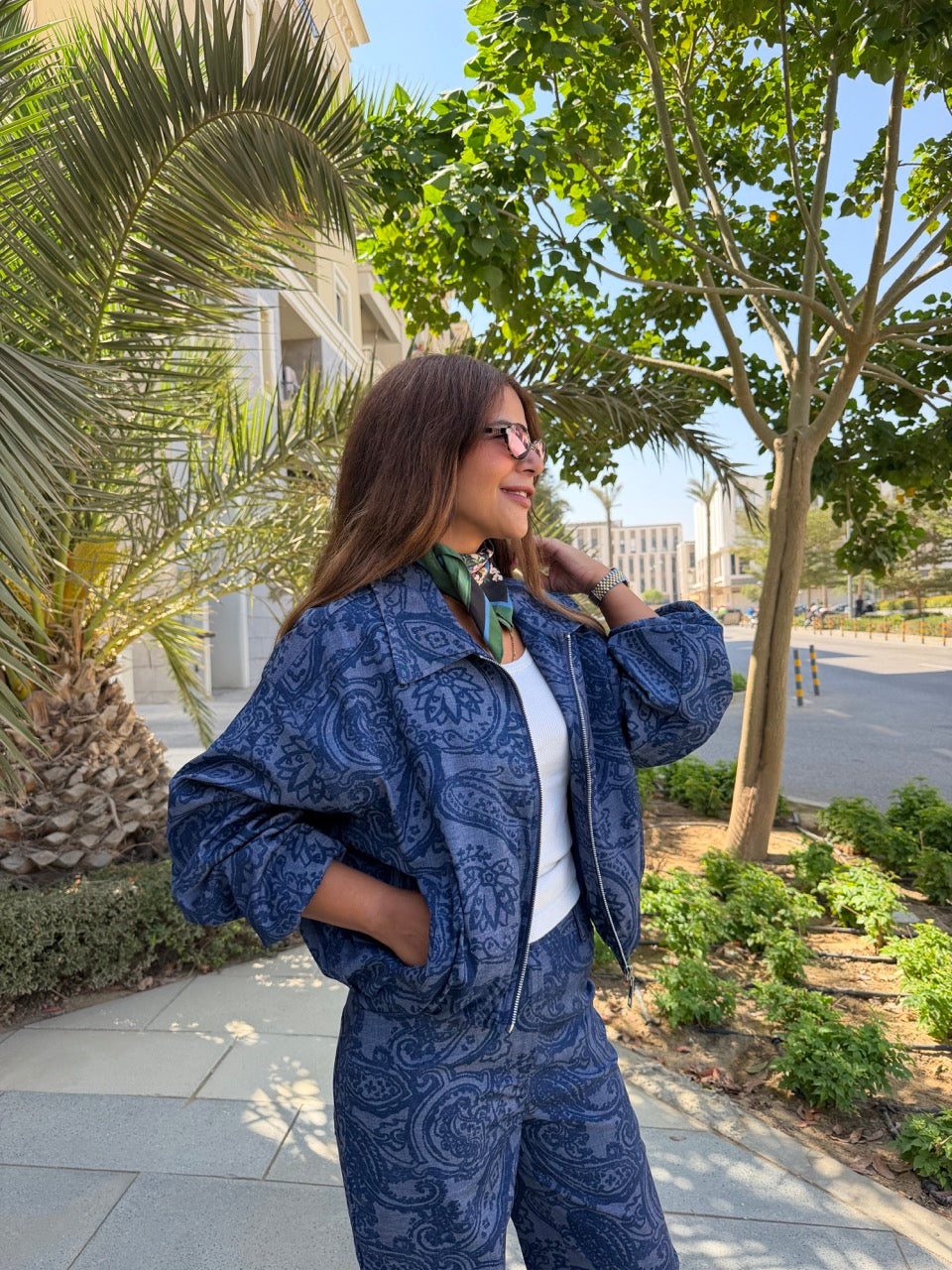 Paisley Denim Set