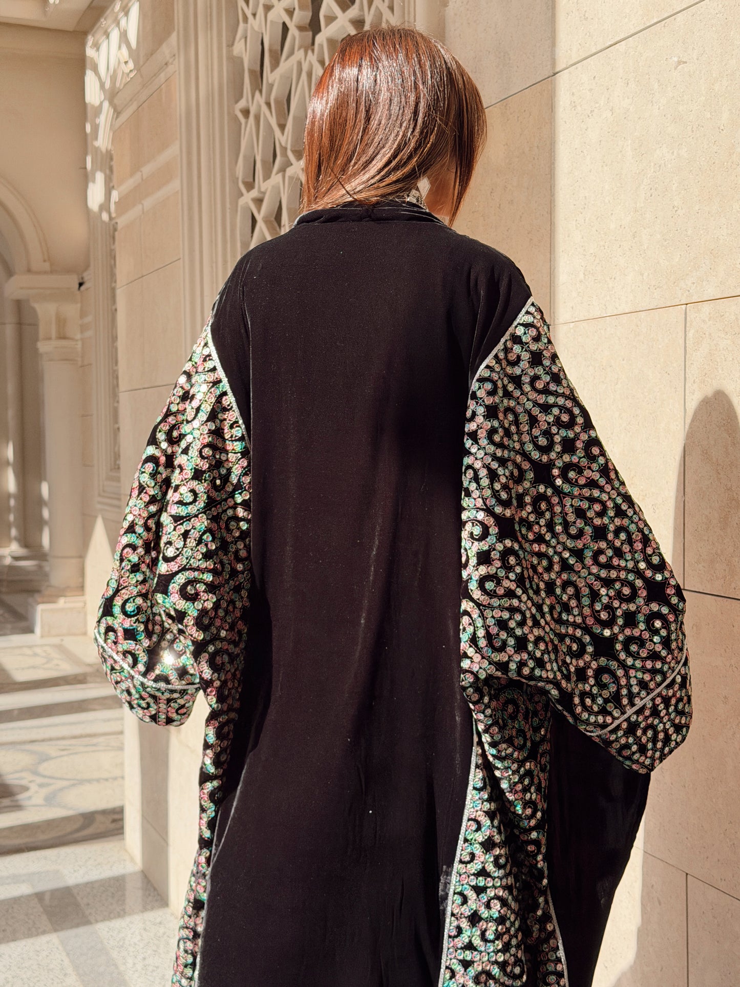 Black royal kaftan