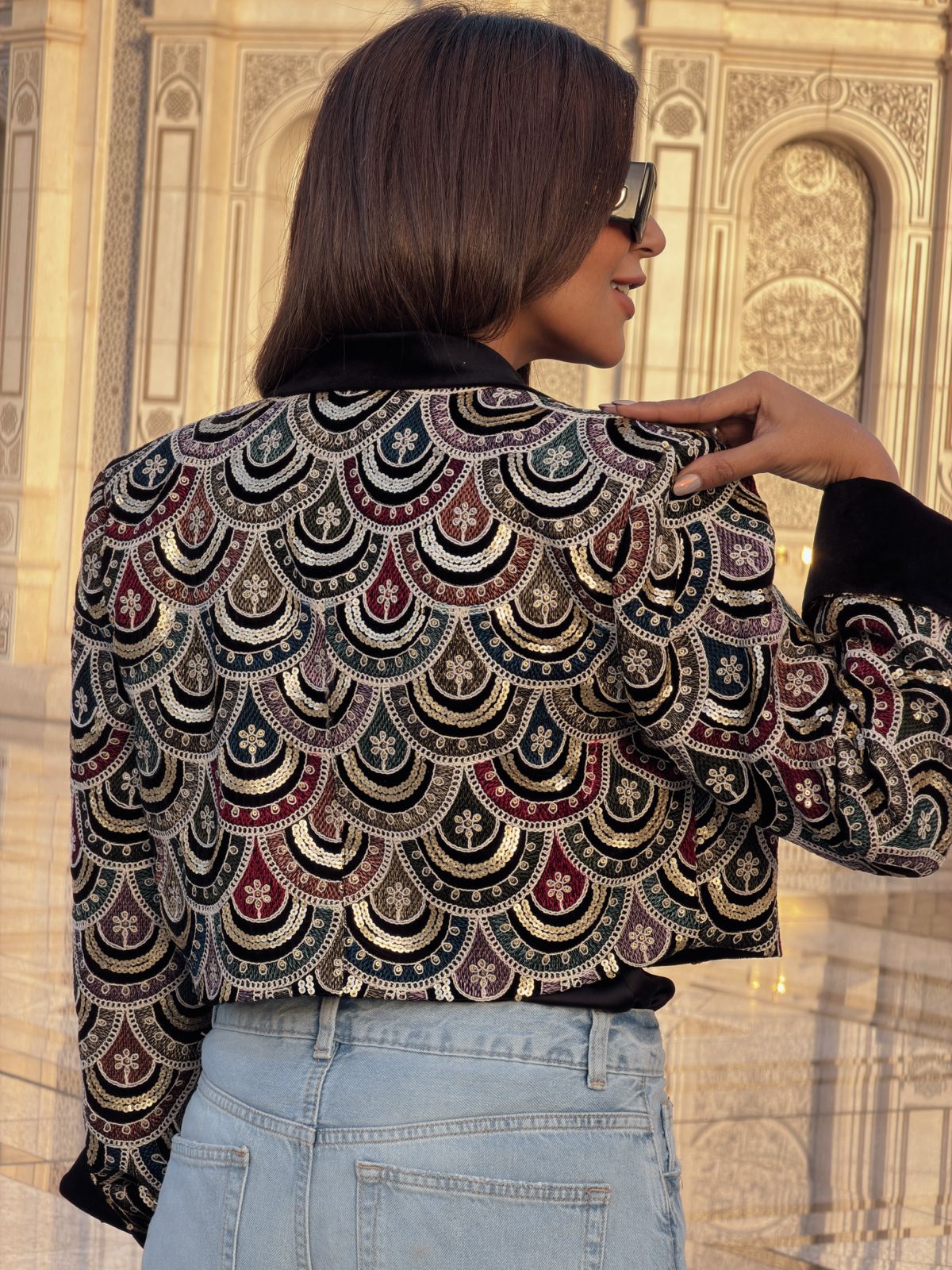 Indian cropped jacket