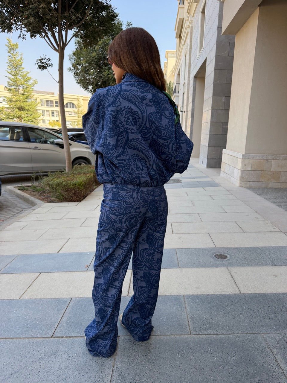 Paisley Denim Set