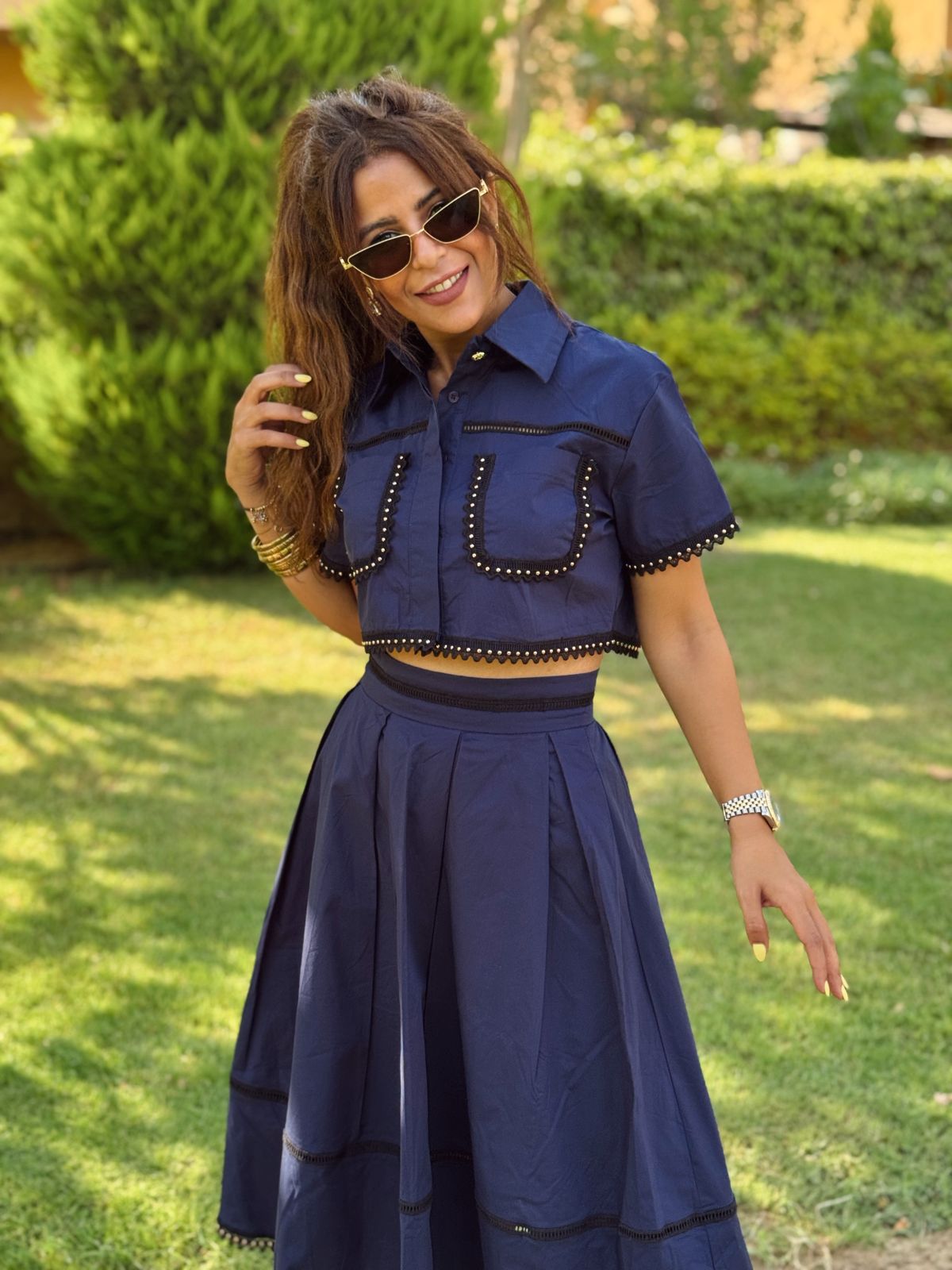 Navy blue set  NG303