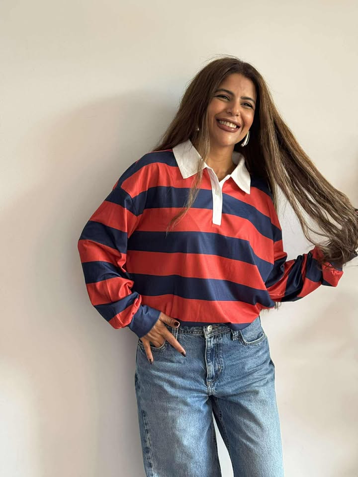 Striped (redxnavyblue) shirt NG503R