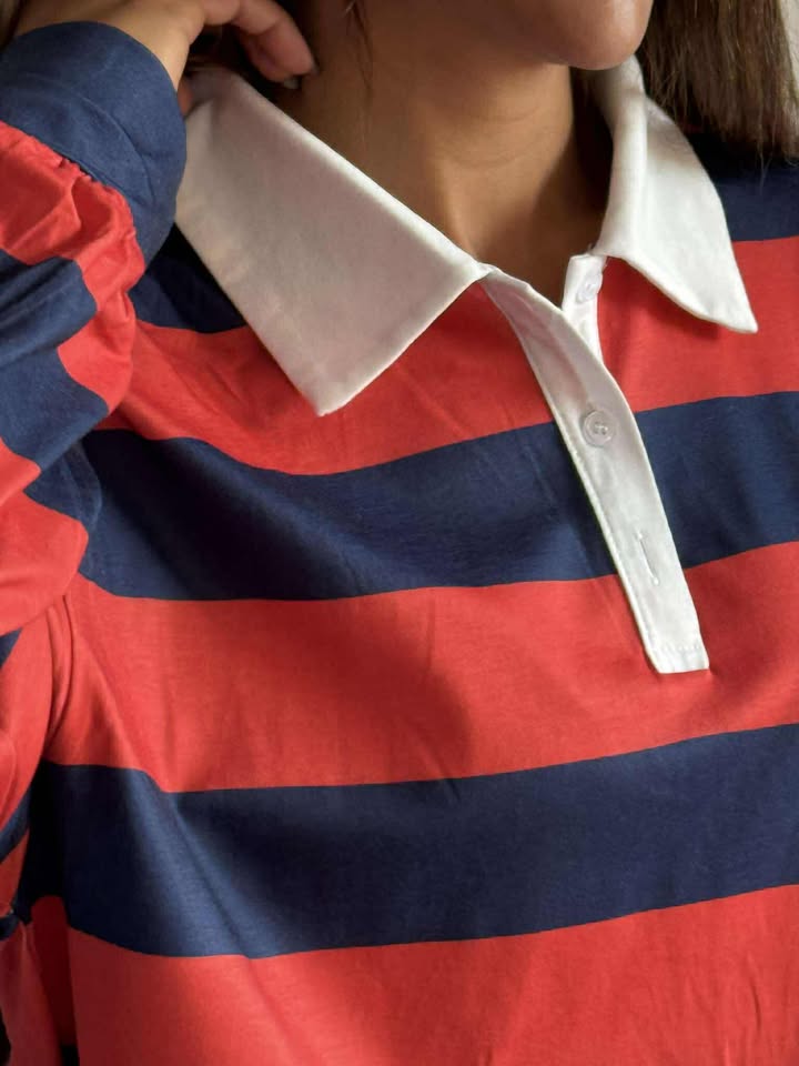 Striped (redxnavyblue) shirt NG503R