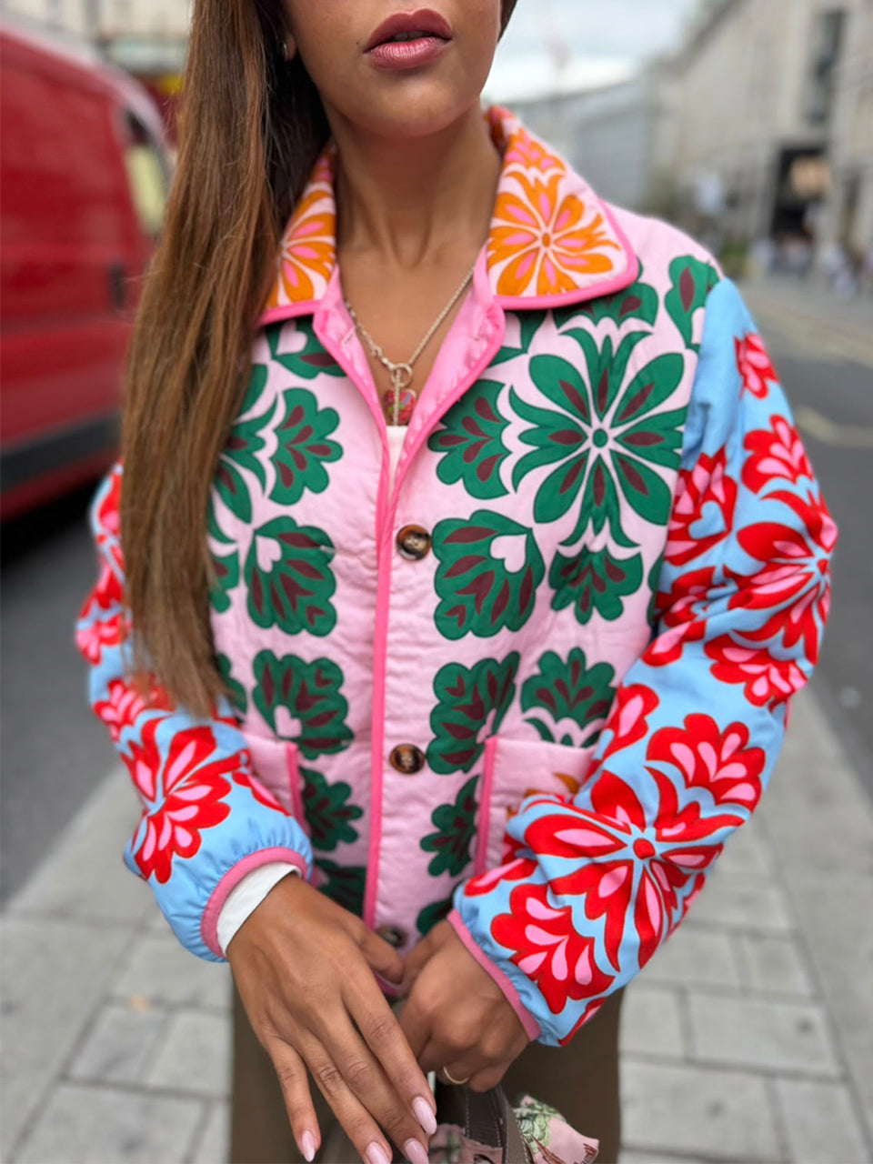 Bloom Print Statement Jacket