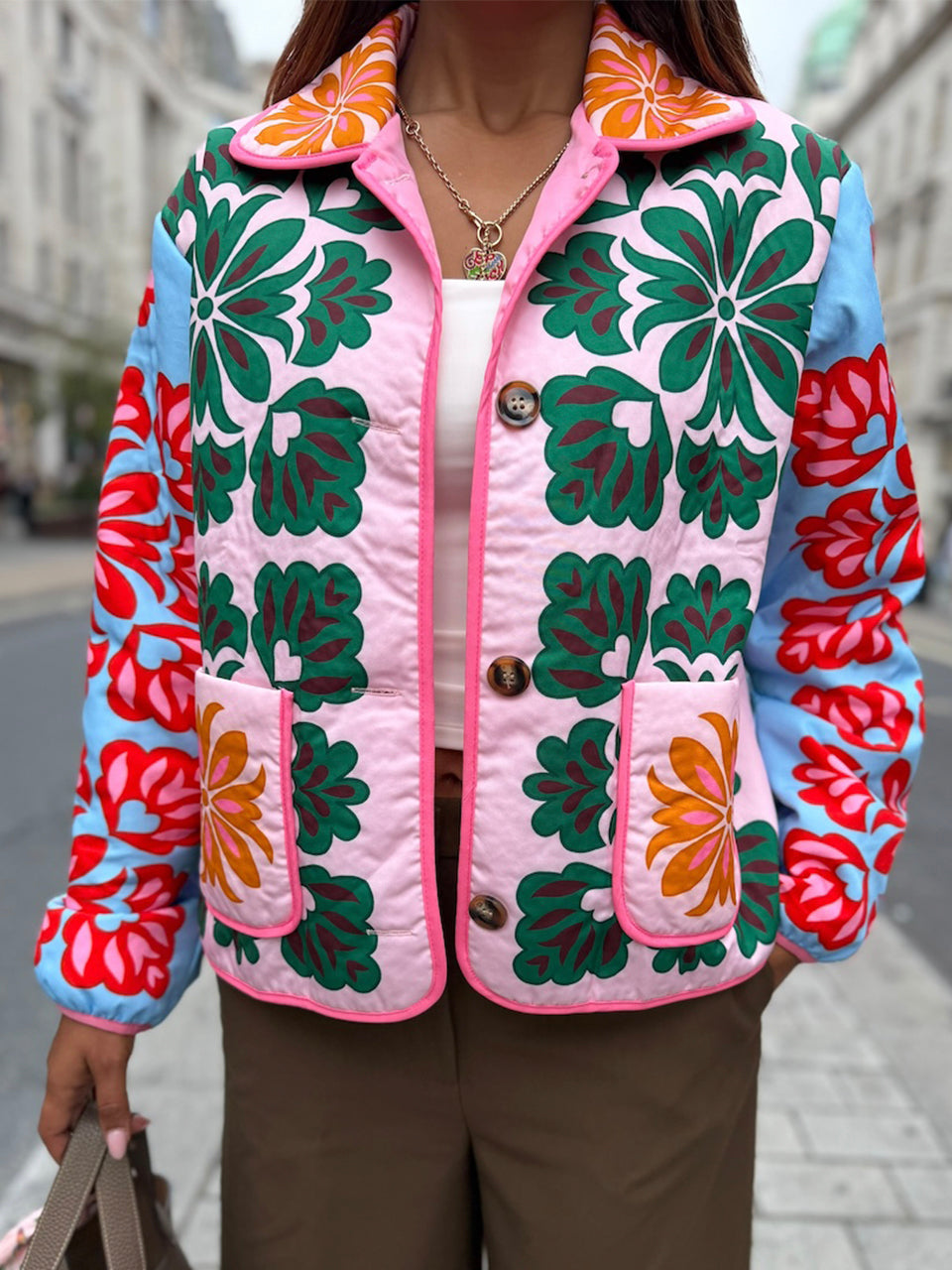 Bloom Print Statement Jacket