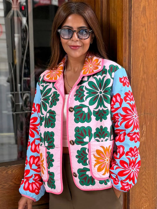 Bloom Print Statement Jacket