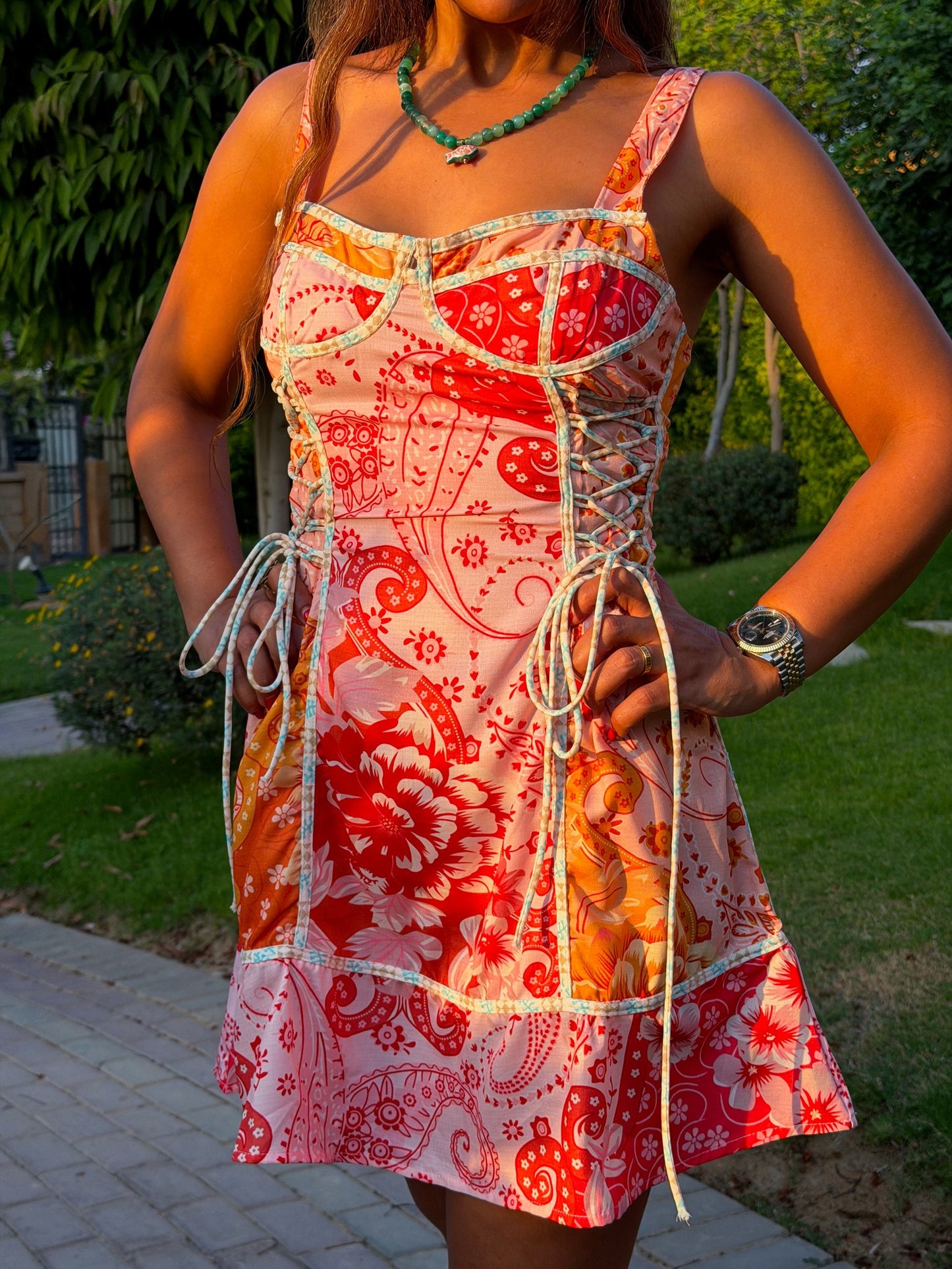 Corset mini dress NG538