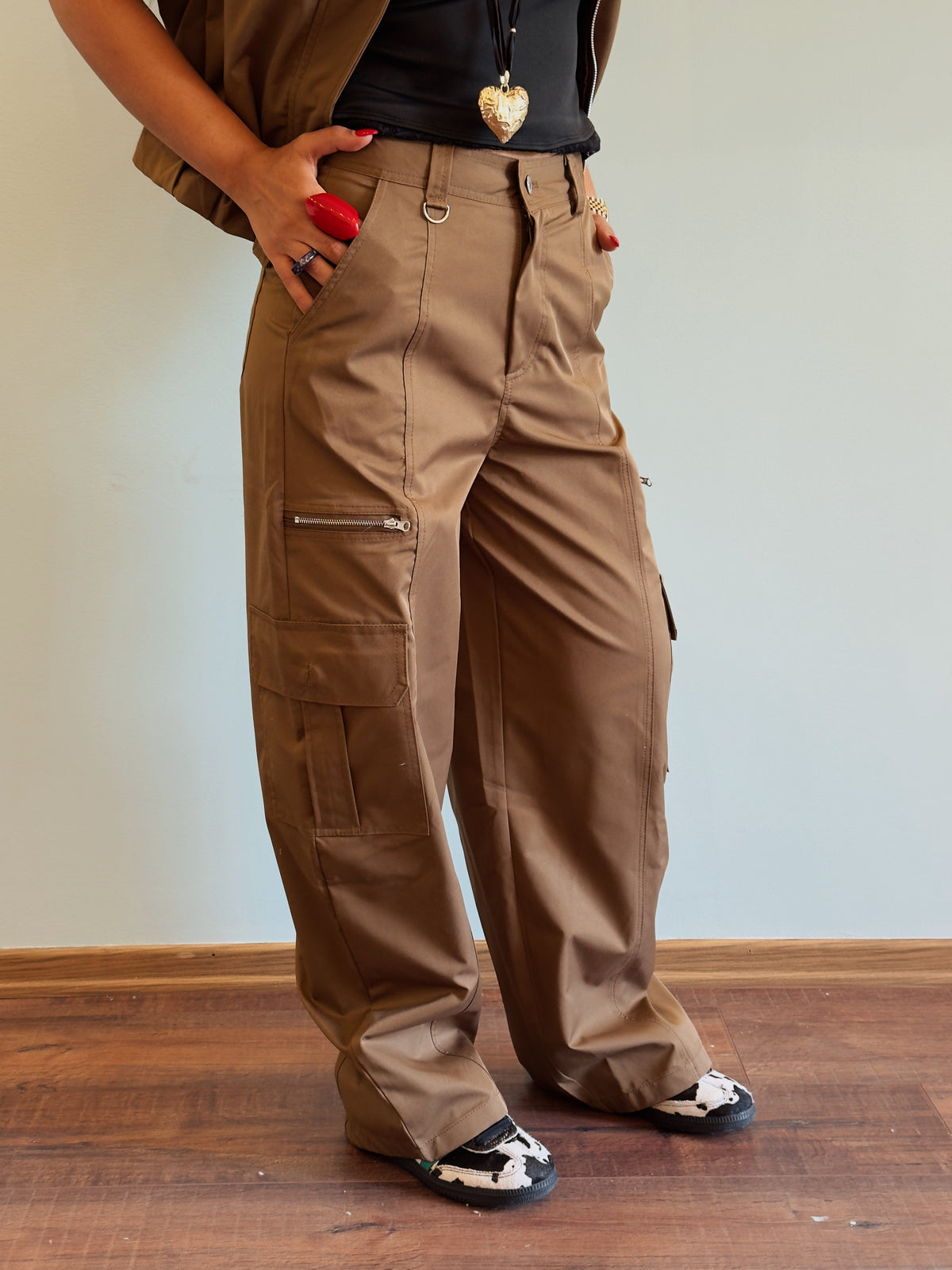Brown Vest Set