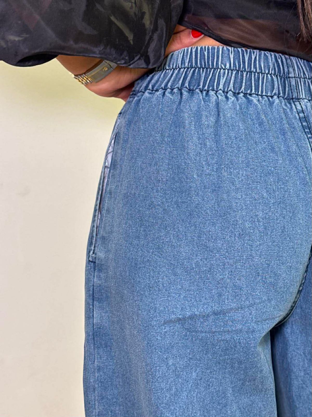 Soft blue baloon denim NG512
